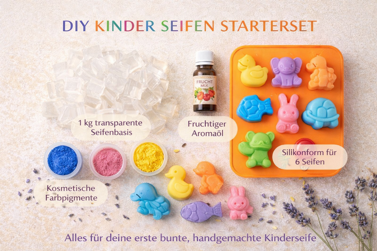 Kinderseife Starterset zum Seife selber machen