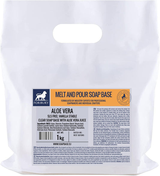 Forbury Aloe Vera Seifenbasis transparent