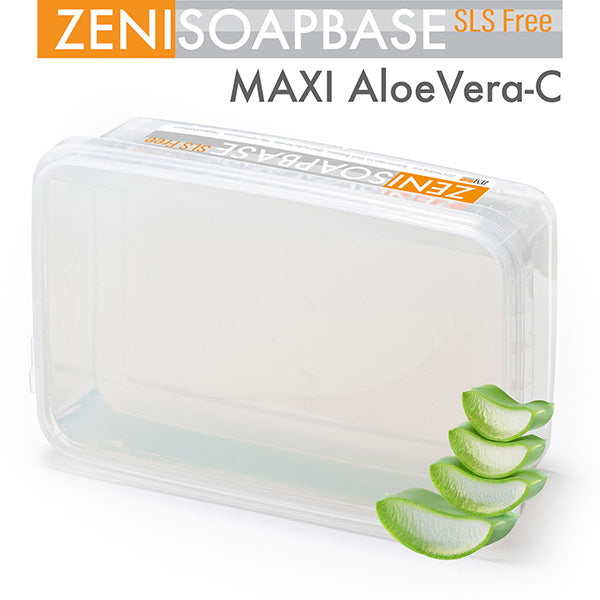 Transparente Seifenbasis Aloe Vera 1 kg SLS-frei