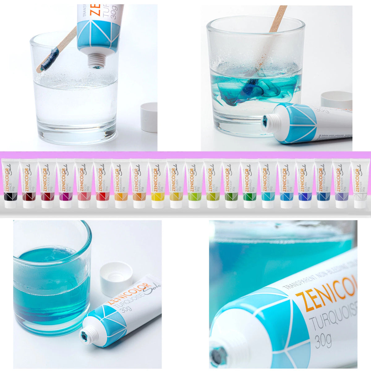 Seifenfarbe Zenicolor Solo Farbpaste "Froggy" 30 g
